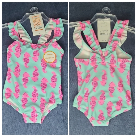 Carter's Other - Seahorse Bathing suit 💧